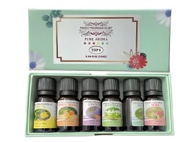 Set 6 aceites esenciales Pure Aroma 